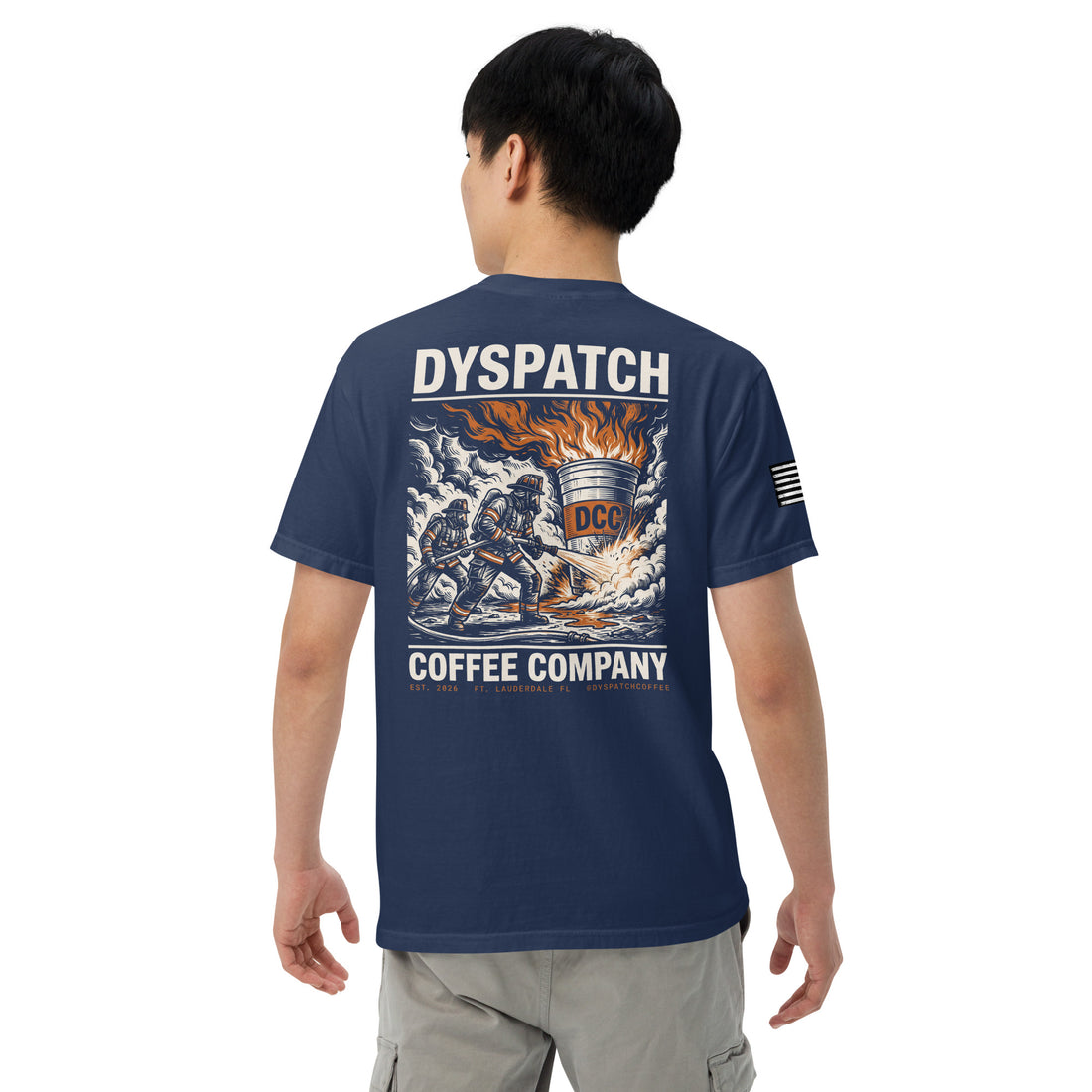 Dyspatch Coffee Co. | Fire Attack | Fire Rescue Uniform Tee